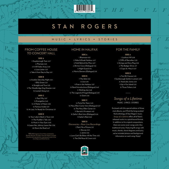 Stan Rogers - Music, Lyrics, Stories, Songs of a Lifetime Box Set - 270789